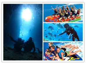 プランの魅力 You can enjoy both diving and marine sports! の画像