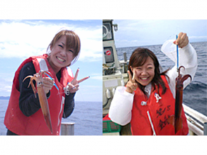 プランの魅力 Anyone can enjoy squid fishing ♪ の画像