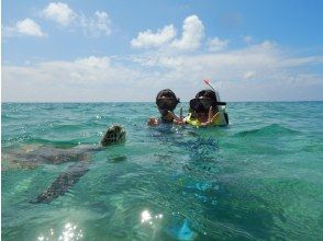 プランの魅力 A chance to catch a breath when sea turtles surface の画像