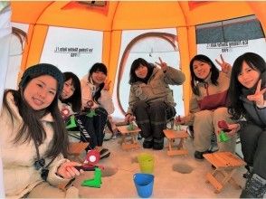 プランの魅力 It is also good to compete for the fishing results together. It is also good to face fishing seriously. Up to 6 people can fit in one tent ☆ の画像