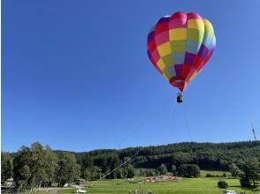 プランの魅力 美丽的气球漂浮在晴朗的天空中 の画像