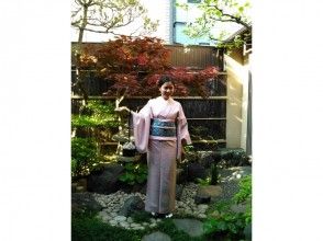 プランの魅力 Please have a picture in the form of a kimono! Please be proud of to everyone that "I wore this by myself!" の画像