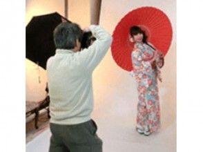 プランの魅力 Studio photo shoot 2 poses Create 2 cabinet size photos Mount finish [3,000 yen] の画像