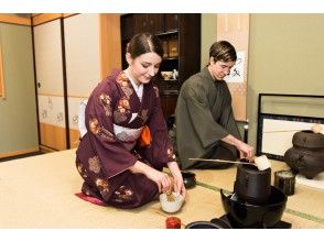 プランの魅力 Green tea and dessert in tea ceremony classroom の画像
