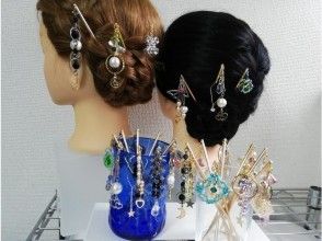 プランの魅力 Beaded hairpin の画像