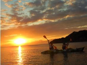 プランの魅力 水平線に沈むサンセット の画像