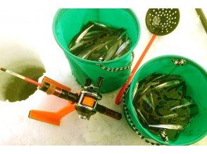プランの魅力 + more is also fulfilling. Program that can be enjoyed for 2,200 yen per person (extended smelt fishing) の画像
