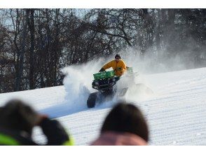 プランの魅力 + more is also fulfilling. Program that can be enjoyed for 3,300 yen per person (experience on snow such as snowmobiles) の画像