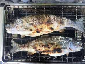 プランの魅力 ニジマス・アメマスが釣れた場合はその場で塩焼きにして味見もできます♪　 の画像