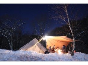 プランの魅力 夜のグランピングデッキ の画像