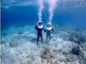 プランの魅力 シーウォーク体験中に撮影いたします。 の画像