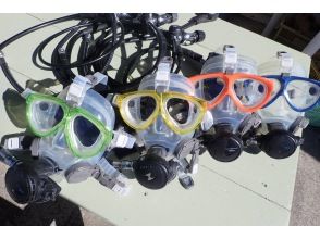 プランの魅力 フルフェイスマスクをたくさんご用意しております。 の画像