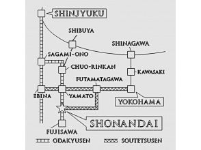 プランの魅力 The location is 50 minutes by train from Shinjuku station and 39 minutes from Yokohama station, with car transfer from the nearest station to the workshop. の画像