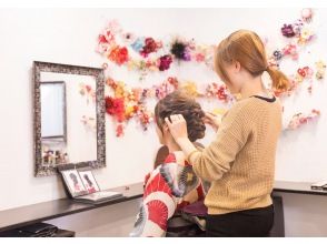 プランの魅力 Hair arrangement and accessory rental are also available as an option. の画像