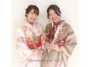 プランの魅力 从色彩缤纷的和服中选择最适合自己的一款♪ の画像