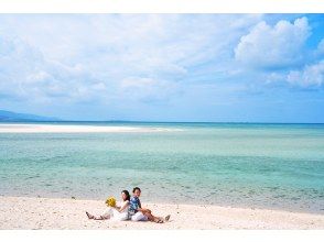 プランの魅力 海OKなドレスなら、ウォーターインショットでも撮影できます♪ の画像