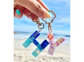 プランの魅力 ocean initial keychain の画像