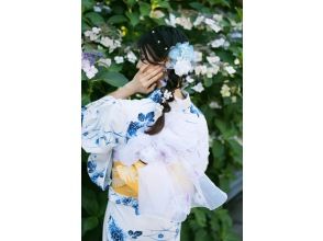 プランの魅力 시원한 유카타에 귀여운 헤어 세트! の画像