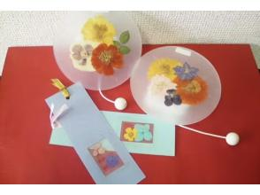 プランの魅力 Glass pressed flower music box & bookmark の画像