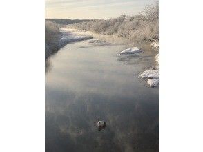 プランの魅力 A river where cranes sleep! Snow River! の画像