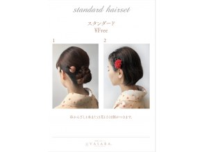 プランの魅力 Hair set standard example の画像