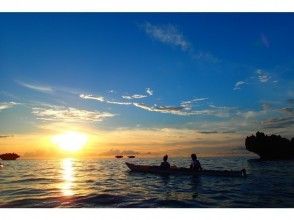 プランの魅力 水平線に沈む夕日 の画像