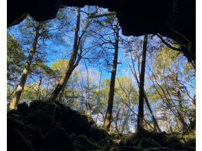 プランの魅力 洞窟から見上げた青空 の画像