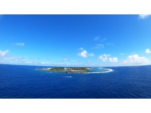 プランの魅力 A unique view of the divine island of Kudaka Island from the sky の画像