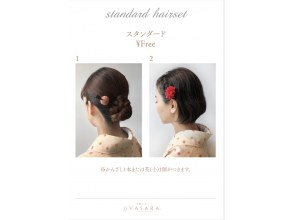 プランの魅力 ヘアセットスタンダード例 の画像