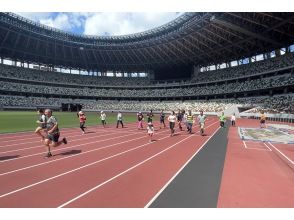 プランの魅力 Go with athletes! Stadium tour & running event の画像