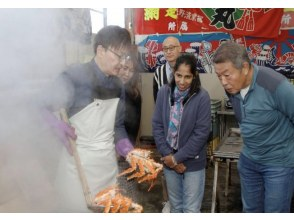 プランの魅力 カニ茹で見学 の画像