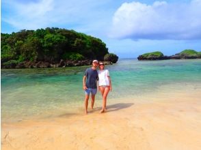 プランの魅力 After the kayaking experience, we will go to Hoshi no Sand Beach to observe the star sand. の画像