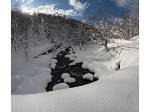 プランの魅力 The winter river is covered with cute marshmallow snow! の画像