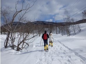 プランの魅力 Once you put on snowshoes, you can walk on the snow a lot! の画像
