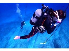 プランの魅力 ロープを使っていざ潜降！ の画像