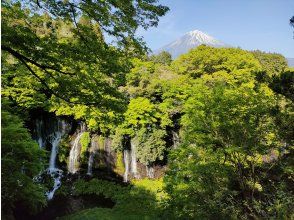 プランの魅力 Visit the famous Shiraito Falls and take a commemorative photo with Mt. Fuji in the background at the nearby Otodome Falls. の画像