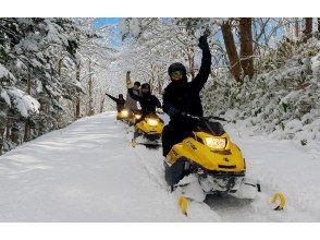 プランの魅力 在森林道路上體驗一趟完整的雪地摩托車探險！ の画像