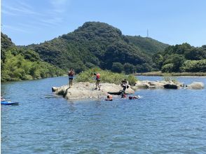 プランの魅力 川にある岩場に上陸！ の画像
