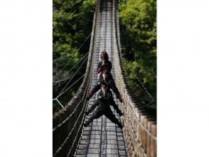 プランの魅力 吊橋で写真撮影 の画像