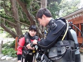 プランの魅力 Experience diving is on the front side of Echizen in Fukui Prefecture の画像