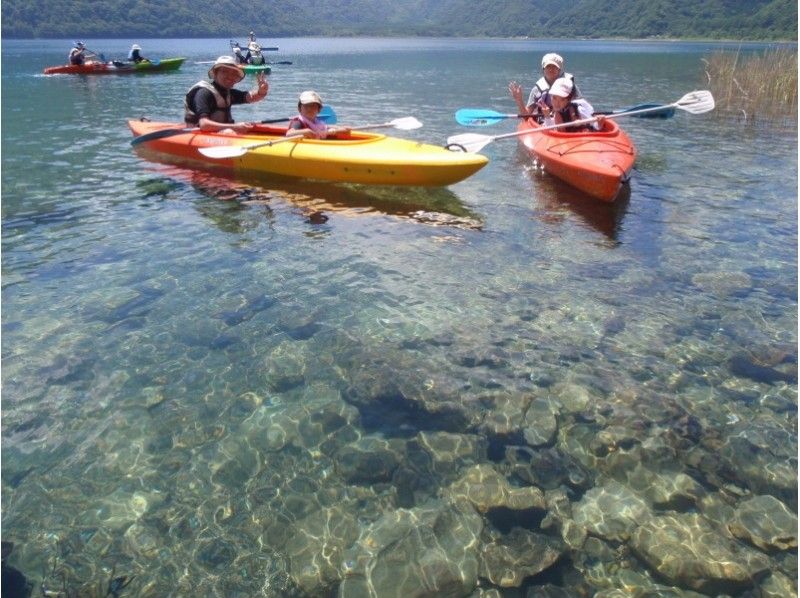 山梨 本栖湖 カヌー カヤック 体験 ペット可 初心者向け アクティビティジャパン