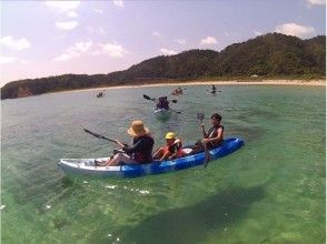 プランの魅力 [家人/朋友/夫妇]海上皮划艇体验|冲绳本岛北部的蓝色海被指定为Yambaru国家公园 の画像