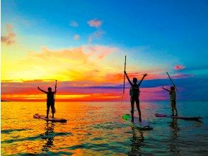 プランの魅力 The climax of the day was sunset SUP. の画像