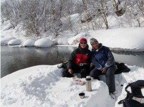 Tea time in the middle of the river if the weather is fine