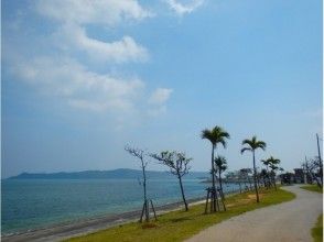 海中道路ビーチへ向かいます（約5分）