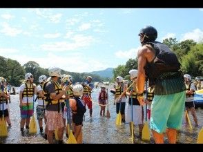 川での安全説明