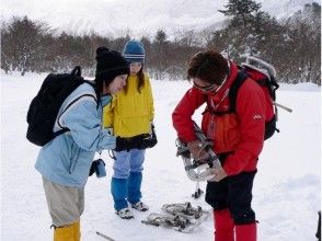 スノーシュー体験スタート!