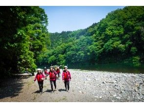 河原（湖）へ到着