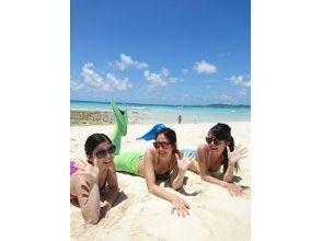 Wed Natoshima Snorkel & mermaid wear shooting & parasol SET included plan (boarding fee: lunch) included