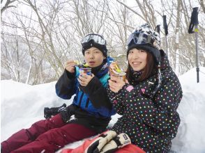 雪原の中で、休憩(^o^)丿